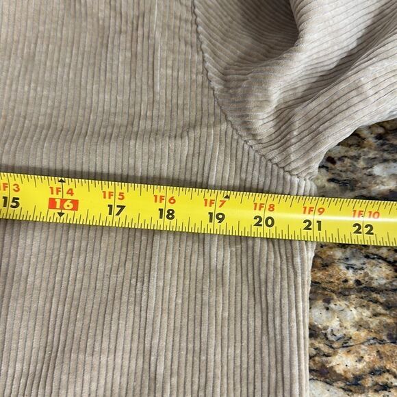 Orvis Cotton Beige Color Corduroy Button Front Jacket Size 10 - Picture 6 of 8